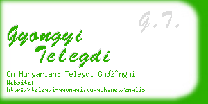 gyongyi telegdi business card